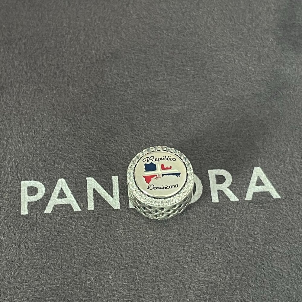 Pandora Dominican Republic CZ Charm